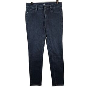 LOFT Womens 28/6 Modern Skinny Jeans Dark Wash Stretch Denim Mid Rise Slim